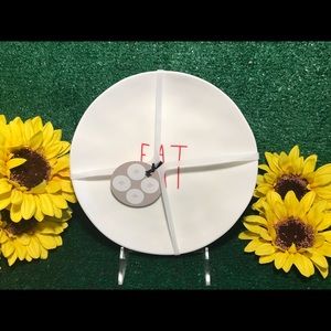 Rae Dunn EAT  appetizer plates set 4